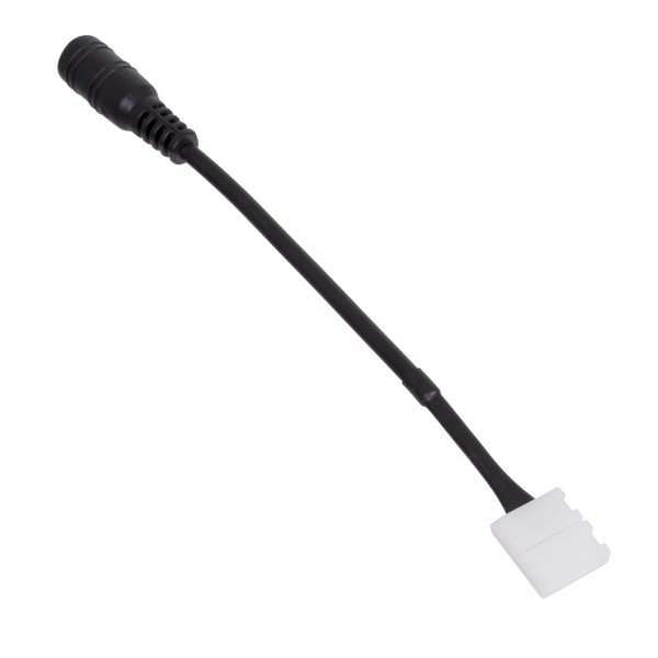 70740 Ταχυσύνδεσμος Τροφοδοσίας IP20 - Strip To Power Connector 5.5*2.1 για Ένωση 1 x Μονόχρωμη Ταινία LED Πλάτους 10mm - Image 3