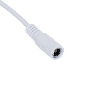 70746 Καλώδιο Τροφοδοσίας DC 2 Μέτρων από Female 2.1×5.5mm σε 2 x 0.3mm Ατερμάτιστο Καλώδιο Μ200 x Π1.1cm Λευκό