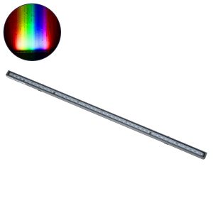 DIGI-BAR 90210 Ψηφιακή Μπάρα Φωτισμού Wall Washer Digital Pixel Facade Tuber Bar LED 12W 720lm 90° DC 24V Αδιάβροχο IP65 L100 x W3.2 x H3cm RGB DMX512 – Ασημί με Διάφανο Κάλυμμα – 3 Years Warranty