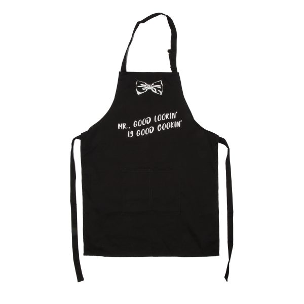Ποδιά Κουζίνας ‘Cook & Grill’ Μαύρο Βαμβακερό 80x60cm Σε 6 Σχέδια - Image 5