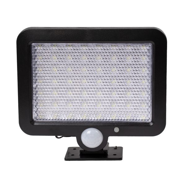 71458 Αυτόνομος Ηλιακός Προβολέας LED SMD 20W 1200lm με Ενσωματωμένη Μπαταρία 2400mAh - Φωτοβολταϊκό Πάνελ με Αισθητήρα Ημέρας-Νύχτας - PIR Αισθητήρα Κίνησης Αδιάβροχο IP65 Ψυχρό Λευκό 6000K - Image 2