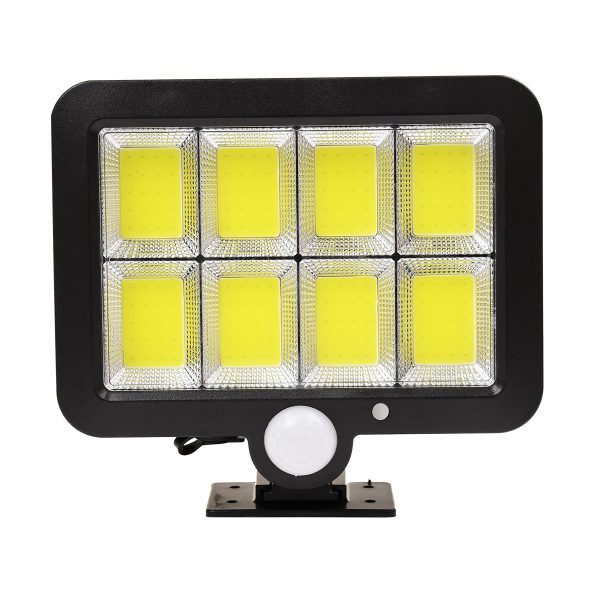 71464 Αυτόνομος Ηλιακός Προβολέας LED 160 8 x COB 40W 2000lm με Ενσωματωμένη Μπαταρία 2400mAh - Φωτοβολταϊκό Πάνελ με Αισθητήρα Ημέρας-Νύχτας - PIR Αισθητήρα Κίνησης Αδιάβροχο IP65 Ψυχρό Λευκό 6000K - Image 2