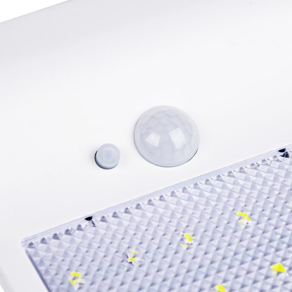 71467 Αυτόνομο Ηλιακό Φωτιστικό Τοίχου Λευκό LED SMD 4W 550lm με Ενσωματωμένη Μπαταρία 2200mAh - Φωτοβολταϊκό Πάνελ - Βάση Στήριξης - Αισθητήρα Ημέρας-Νύχτας PIR Αισθητήρα Κίνησης Αδιάβροχο IP65 Ψυχρό Λευκό 6000K - Image 5
