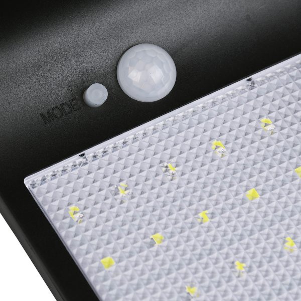 71469 Αυτόνομο Ηλιακό Φωτιστικό Τοίχου Μαύρο LED SMD 4W 550lm με Ενσωματωμένη Μπαταρία 2200mAh - Φωτοβολταϊκό Πάνελ - Βάση Στήριξης - Αισθητήρα Ημέρας-Νύχτας PIR Αισθητήρα Κίνησης Αδιάβροχο IP65 Ψυχρό Λευκό 6000K - Image 5