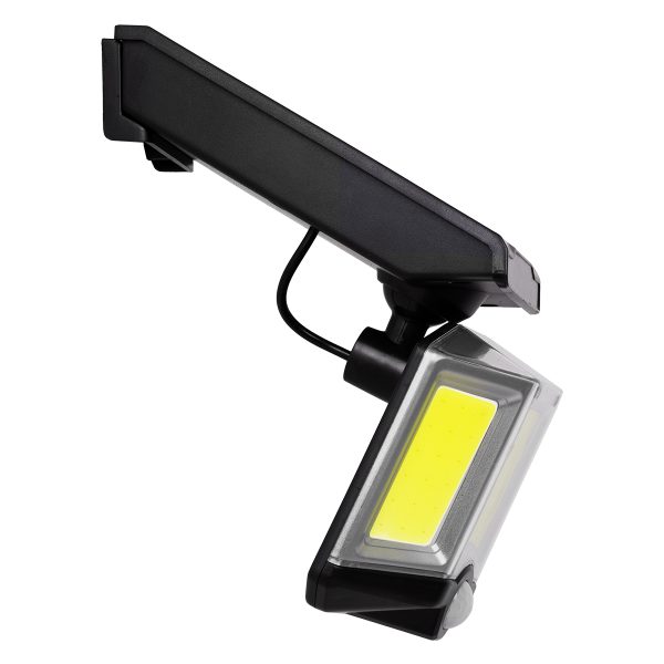 71482 Αυτόνομος Ηλιακός Προβολέας LED COB 20W 1500lm με Ενσωματωμένη Μπαταρία 2400mAh - Φωτοβολταϊκό Πάνελ με Αισθητήρα Ημέρας-Νύχτας - PIR Αισθητήρα Κίνησης και Ασύρματο Χειριστήριο IR Αδιάβροχο IP65 Ψυχρό Λευκό 6000K - Image 5
