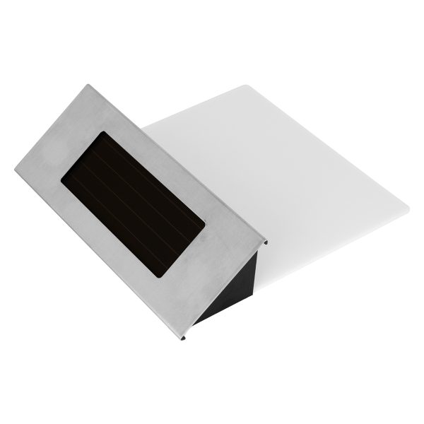 71485 Αυτόνομο Ηλιακό Φωτιστικό LED SMD 1W 40lm με Ενσωματωμένη Μπαταρία 600mAh - Φωτοβολταϊκό Πάνελ με Αισθητήρα Ημέρας-Νύχτας για Αρίθμηση Διεύθυνσης Δρόμου Αδιάβροχο IP65 Ψυχρό Λευκό 6000K - Image 4
