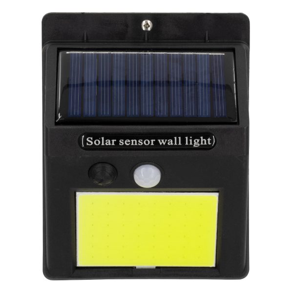 71495 Αυτόνομο Ηλιακό Φωτιστικό LED COB 10W 1000lm με Ενσωματωμένη Μπαταρία 1200mAh - Φωτοβολταϊκό Πάνελ με Αισθητήρα Ημέρας-Νύχτας και PIR Αισθητήρα Κίνησης Αδιάβροχο IP65 Ψυχρό Λευκό 6000K - Image 4