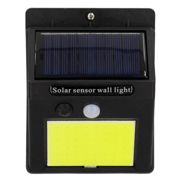 71496 Αυτόνομο Ηλιακό Φωτιστικό LED COB 12W 1200lm με Ενσωματωμένη Μπαταρία 1200mAh - Φωτοβολταϊκό Πάνελ με Αισθητήρα Ημέρας-Νύχτας και PIR Αισθητήρα Κίνησης Αδιάβροχο IP65 Ψυχρό Λευκό 6000K - Image 4