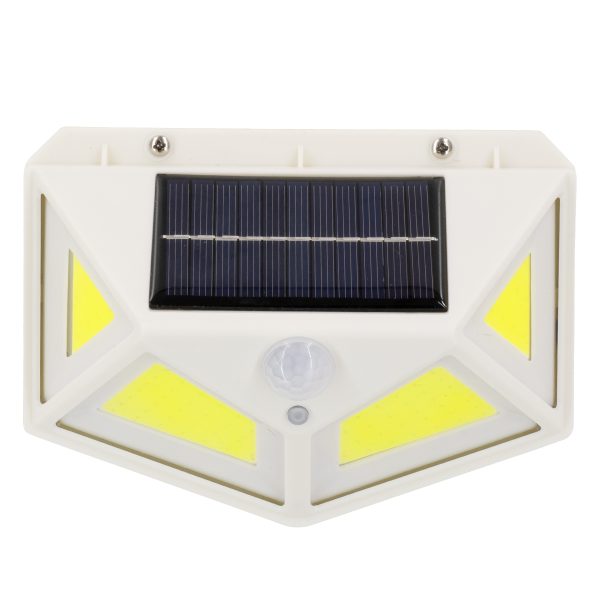 71497 Αυτόνομο Ηλιακό Φωτιστικό LED COB 10W 1000lm με Ενσωματωμένη Μπαταρία 1200mAh - Φωτοβολταϊκό Πάνελ με Αισθητήρα Ημέρας-Νύχτας και PIR Αισθητήρα Κίνησης Αδιάβροχο IP65 Ψυχρό Λευκό 6000K - Image 4