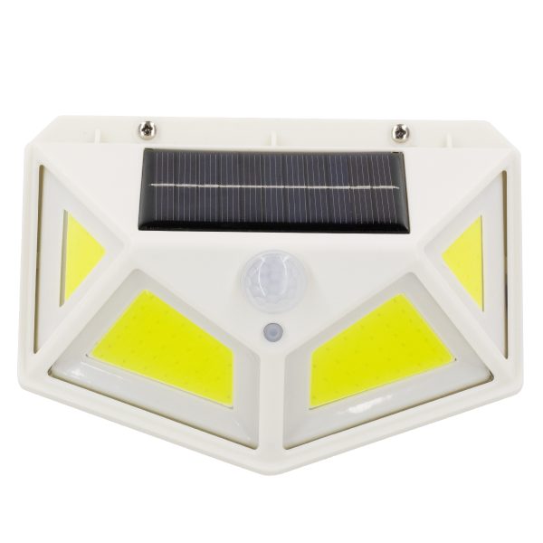 71497 Αυτόνομο Ηλιακό Φωτιστικό LED COB 10W 1000lm με Ενσωματωμένη Μπαταρία 1200mAh - Φωτοβολταϊκό Πάνελ με Αισθητήρα Ημέρας-Νύχτας και PIR Αισθητήρα Κίνησης Αδιάβροχο IP65 Ψυχρό Λευκό 6000K - Image 5