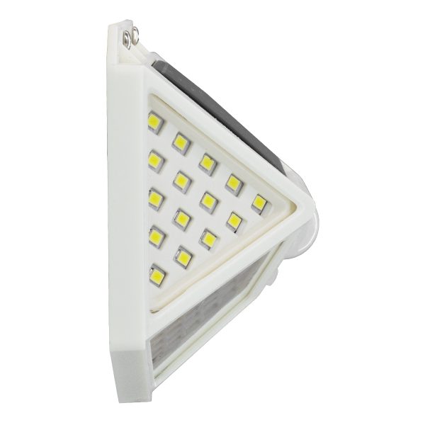 71498 Αυτόνομο Ηλιακό Φωτιστικό LED SMD 10W 1000lm με Ενσωματωμένη Μπαταρία 1200mAh - Φωτοβολταϊκό Πάνελ με Αισθητήρα Ημέρας-Νύχτας και PIR Αισθητήρα Κίνησης Αδιάβροχο IP65 Ψυχρό Λευκό 6000K - Image 2