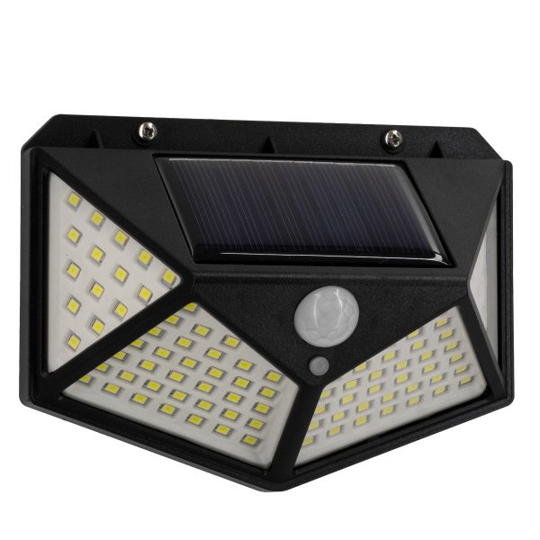 71499 Αυτόνομο Ηλιακό Φωτιστικό LED SMD 10W 1000lm με Ενσωματωμένη Μπαταρία 1200mAh - Φωτοβολταϊκό Πάνελ με Αισθητήρα Ημέρας-Νύχτας και PIR Αισθητήρα Κίνησης Αδιάβροχο IP65 Ψυχρό Λευκό 6000K - Image 3