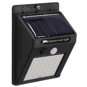 71500 Αυτόνομο Ηλιακό Φωτιστικό LED SMD 6W 600lm με Ενσωματωμένη Μπαταρία 1200mAh – Φωτοβολταϊκό Πάνελ με Αισθητήρα Ημέρας-Νύχτας και PIR Αισθητήρα Κίνησης Αδιάβροχο IP65 Ψυχρό Λευκό 6000K