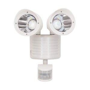 71508 Λευκό Αυτόνομο Ηλιακό Φωτιστικό LED SMD 10W 150lm με Ενσωματωμένη Μπαταρία 1200mAh – Φωτοβολταϊκό Πάνελ με Αισθητήρα Ημέρας-Νύχτας και PIR Αισθητήρα Κίνησης Αδιάβροχο IP54 Ψυχρό Λευκό 6000K