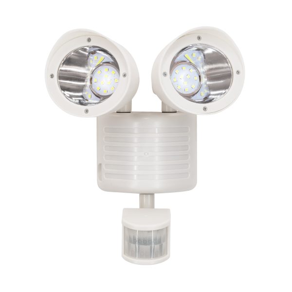 71508 Λευκό Αυτόνομο Ηλιακό Φωτιστικό LED SMD 10W 150lm με Ενσωματωμένη Μπαταρία 1200mAh - Φωτοβολταϊκό Πάνελ με Αισθητήρα Ημέρας-Νύχτας και PIR Αισθητήρα Κίνησης Αδιάβροχο IP54 Ψυχρό Λευκό 6000K - Image 2