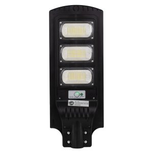 71552 Αυτόνομο Ηλιακό Φωτιστικό Δρόμου Street Light LED SMD 150W 12000lm με Ενσωματωμένη Μπαταρία Li-ion 9000mAh – Φωτοβολταϊκό Πάνελ με Αισθητήρα Ημέρας-Νύχτας PIR Αισθητήρα Κίνησης Αδιάβροχο IP65 Ψυχρό Λευκό 6000K