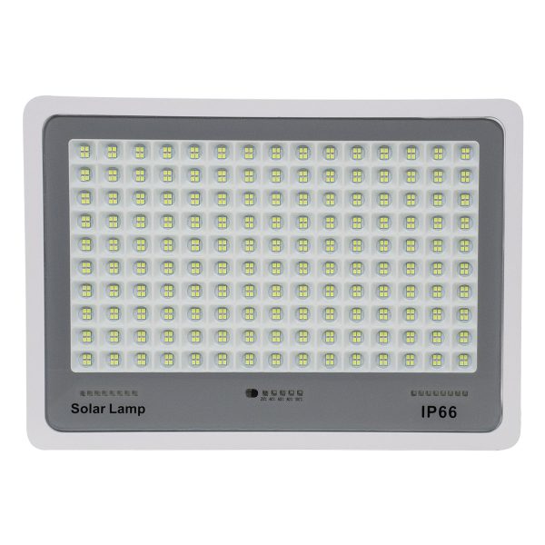 FAETHON 71562 Αυτόνομος Ηλιακός Προβολέας LED SMD 300W 30000lm με Ενσωματωμένη Μπαταρία 25500mAh - Φωτοβολταϊκό Πάνελ με Αισθητήρα Ημέρας-Νύχτας και Ασύρματο Χειριστήριο RF 2.4Ghz Αδιάβροχος IP66 Ψυχρό Λευκό 6000K - 3 Χρόνια Εγγύηση - Image 4