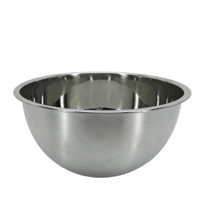 Μπολ Μαγειρικής Ασημί Μέταλλο 5lt Φ25.5×14.5cm