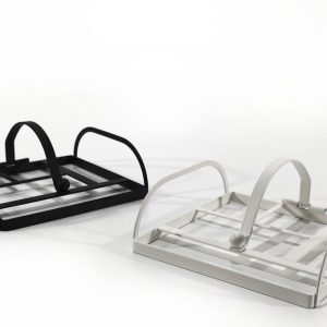 Θήκη Πετσέτας Κουζίνας Μέταλλο 18×18.5x8cm Σε 2 Χρώματα