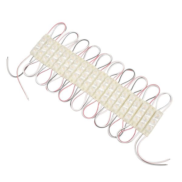 73710 20 Τεμάχια x LED Modules 3 x SMD 3030 LUMILED LUXEON CHIP 1W 120lm DC 12V Αδιάβροχο IP67 Θερμό Λευκό 3000K - Image 2