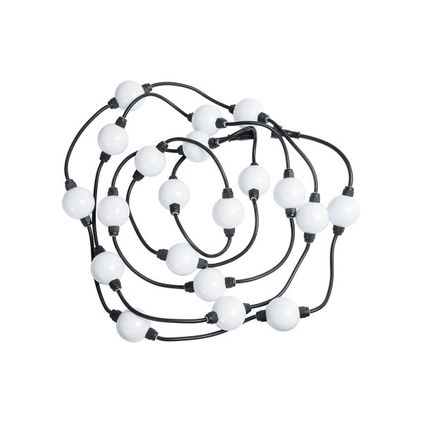 73722 Digital Pixel Addressable Facade Module Chain String with 20 Spots - Ψηφιακή Αλυσίδα - Γιρλάντα με 20 Σποτ LED SMD 3535 30W 60LED 20PIXEL SPI/TTL Protocol IC WS2811/SM16703P 1300lm 360° DC 12V Αδιάβροχο IP67 Πολύχρωμο RGB - Φ5 x Μ460cm - 3 Χρόνια Εγ - Image 2