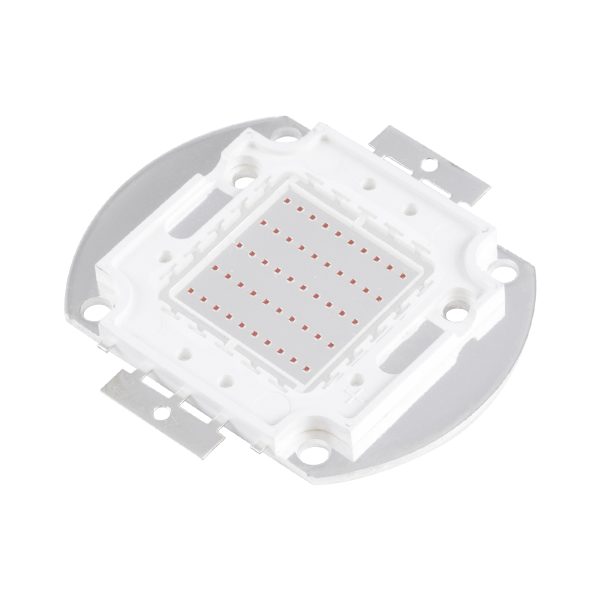 73768 Υψηλής Ισχύος LED COB BRIDGELUX 50W 2500lm DC 20-24V - Μ5.6 x Π5.2 x Υ0.6cm - Κόκκινο - 2 Χρόνια Εγγύηση - Image 2