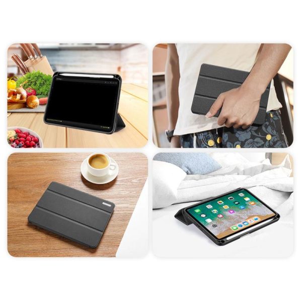 Θήκη TPU Flip Shock Proof Dux Ducis Domo Apple iPad Mini 6/ Mini 7 8.3" Μαύρο - Image 3