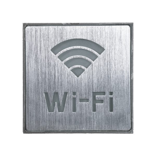SENSATI 75657 Φωτιστικό Τοίχου Ένδειξης Wi-Fi LED 1W AC 220-240V IP20 - Σώμα Αλουμινίου - Μ11 x Π11 x Υ3cm - Μπλε - Image 2