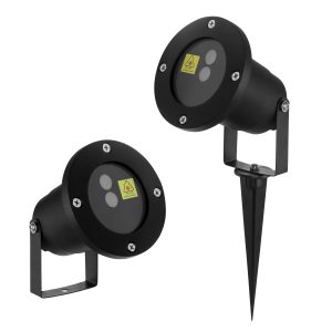 75598 Προβολάκι Κήπου Καρφωτό – Δαπέδου Laser 30W 60° AC 230V Αδιάβροχο IP67 με Ασύρματο Χειριστήριο RF 2.4Ghz Πράσινο – Κόκκινο