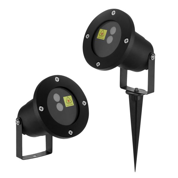 75598 Προβολάκι Κήπου Καρφωτό - Δαπέδου Laser 30W 60° AC 230V Αδιάβροχο IP67 με Ασύρματο Χειριστήριο RF 2.4Ghz Πράσινο - Κόκκινο - Image 2