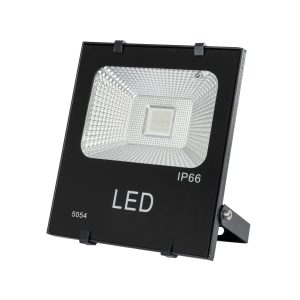 75601 Επαγγελματικός Προβολέας LED 30W 1950lm 120° AC 220-240V Αδιάβροχος IP66 με Ασύρματο Χειριστήριο IR – RGB – Μ17 x Π4.5 x Υ20cm – 3 Χρόνια Εγγύηση