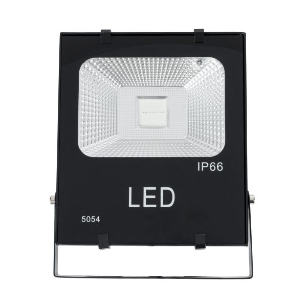 75601 Επαγγελματικός Προβολέας LED 30W 1950lm 120° AC 220-240V Αδιάβροχος IP66 με Ασύρματο Χειριστήριο IR - RGB - Μ17 x Π4.5 x Υ20cm - 3 Χρόνια Εγγύηση - Image 2