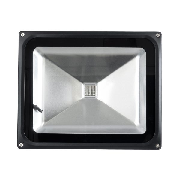75602 Επαγγελματικός Προβολέας LED 50W 3250lm 120° AC 220-240V Αδιάβροχος IP65 με Ασύρματο Χειριστήριο IR - RGB - Μ28.5 x Π23.5 x Υ10cm - 3 Χρόνια Εγγύηση - Image 2