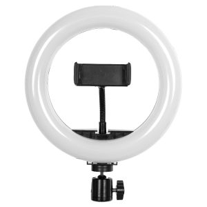 75800 Professional Digital Ring Light Φ20cm LED SMD 20W 2000lm 180° DC 5V με Καλώδιο Τροφοδοσίας USB – Ενσωματωμένο Χειριστήριο Εναλλαγής Χρωμάτων & 1 Βάση Τηλεφώνου – Πολύχρωμο RGBW+WW Dimmable