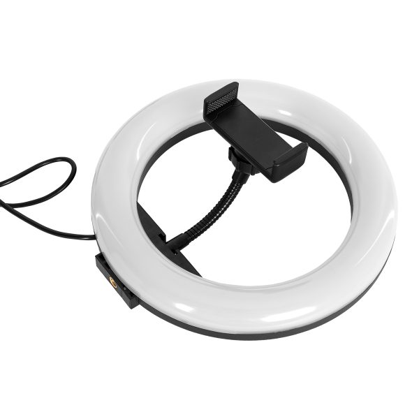 75800 Professional Digital Ring Light Φ20cm LED SMD 20W 2000lm 180° DC 5V με Καλώδιο Τροφοδοσίας USB - Ενσωματωμένο Χειριστήριο Εναλλαγής Χρωμάτων & 1 Βάση Τηλεφώνου - Πολύχρωμο RGBW+WW Dimmable - Image 5
