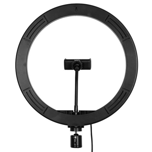 75802 Professional Digital Ring Light Φ30cm LED SMD 40W 4000lm 180° DC 5V με Καλώδιο Τροφοδοσίας USB - Ενσωματωμένο Χειριστήριο Εναλλαγής Χρωμάτων & 1 Βάση Τηλεφώνου - Πολύχρωμο RGBW+WW Dimmable - Image 4