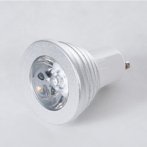 76065 Σποτ LED GU10 MR16 3W 200lm 90° AC 220-240V IP20 Φ5 x Υ8.5cm – Εναλλαγή Φωτισμού μέσω Τηλεχειριστηρίου RGB – Dimmable – 2 Χρόνια Εγγύηση
