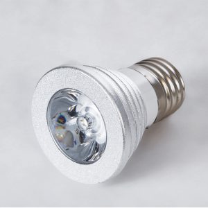 76066 Σποτ LED E27 MR16 3W 200lm 90° AC 220-240V IP20 Φ5 x Υ8.5cm – Εναλλαγή Φωτισμού μέσω Τηλεχειριστηρίου RGB – Dimmable – 2 Χρόνια Εγγύηση