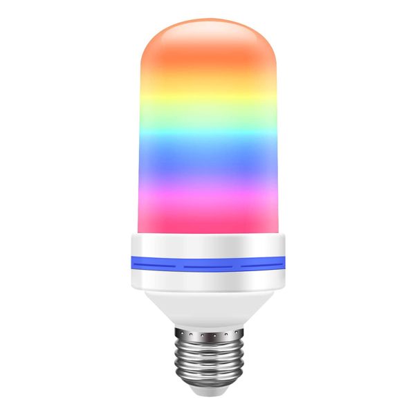 76076 Λάμπα E27 TUBULAR Διακοσμητική LED 9W 450lm 320° AC 85-265V με 4 Λειτουργίες Εφέ RGB Φλόγας και Αναστροφή RGB Φλόγας - Image 4