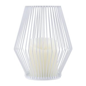 CANDLE 76489 Διακοσμητικό Realistic Κερί με LED Εφέ Κινούμενης Φλόγας – Μπαταρίας 2 x AA (Δεν Συμπεριλαμβάνονται) & Ασύρματο Χειριστήριο IR Θερμό Λευκό 2700K Dimmable Λευκό Φ16 x Υ18cm
