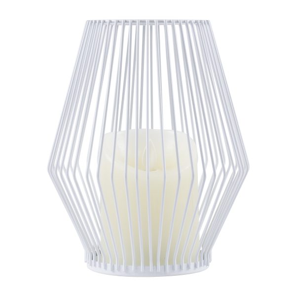 CANDLE 76489 Διακοσμητικό Realistic Κερί με LED Εφέ Κινούμενης Φλόγας - Μπαταρίας 2 x AA (Δεν Συμπεριλαμβάνονται) & Ασύρματο Χειριστήριο IR Θερμό Λευκό 2700K Dimmable Λευκό Φ16 x Υ18cm - Image 2