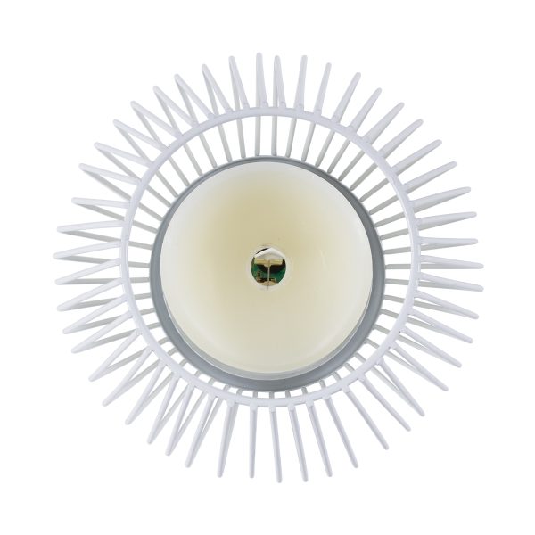 CANDLE 76489 Διακοσμητικό Realistic Κερί με LED Εφέ Κινούμενης Φλόγας - Μπαταρίας 2 x AA (Δεν Συμπεριλαμβάνονται) & Ασύρματο Χειριστήριο IR Θερμό Λευκό 2700K Dimmable Λευκό Φ16 x Υ18cm - Image 3