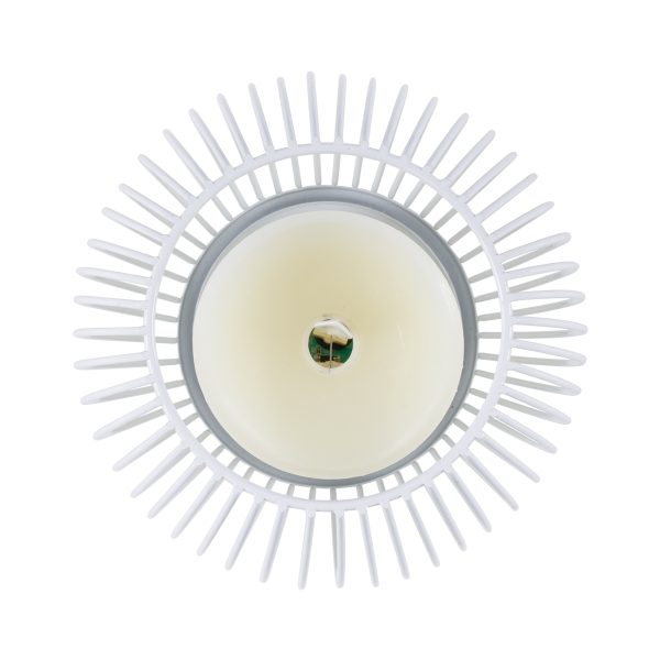 CANDLE 76490 Διακοσμητικό Realistic Κερί με LED Εφέ Κινούμενης Φλόγας - Μπαταρίας 2 x AA (Δεν Συμπεριλαμβάνονται) & Ασύρματο Χειριστήριο IR Θερμό Λευκό 2700K Dimmable Λευκό Φ14 x Υ16cm - Image 3