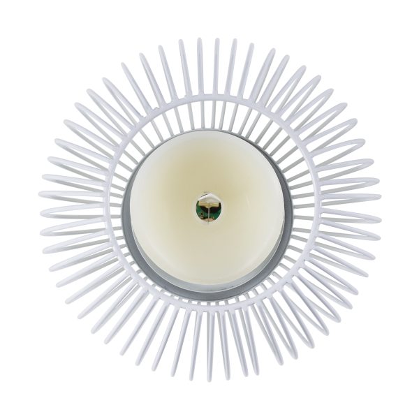 CANDLE 76491 Διακοσμητικό Realistic Κερί με LED Εφέ Κινούμενης Φλόγας - Μπαταρίας 2 x AA (Δεν Συμπεριλαμβάνονται) & Ασύρματο Χειριστήριο IR Θερμό Λευκό 2700K Dimmable Λευκό Φ16 x Υ18cm - Image 3