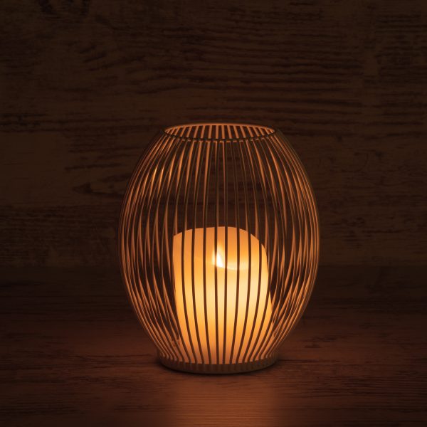 CANDLE 76491 Διακοσμητικό Realistic Κερί με LED Εφέ Κινούμενης Φλόγας - Μπαταρίας 2 x AA (Δεν Συμπεριλαμβάνονται) & Ασύρματο Χειριστήριο IR Θερμό Λευκό 2700K Dimmable Λευκό Φ16 x Υ18cm - Image 5