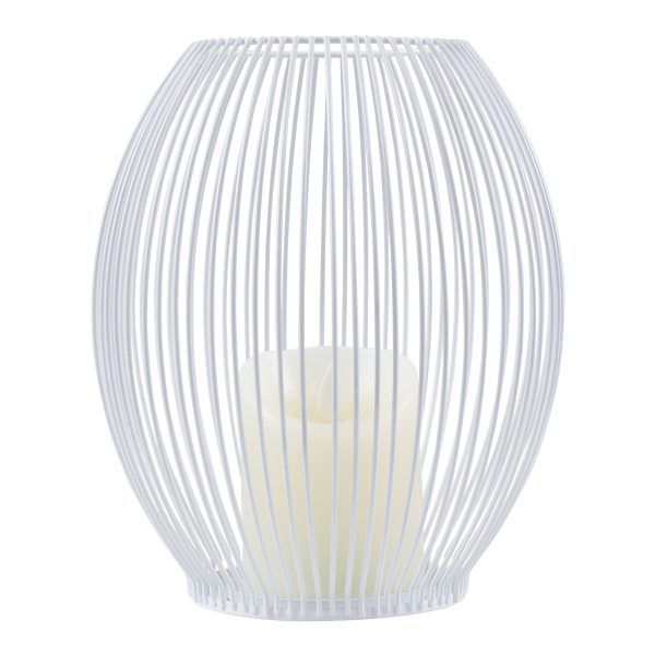 CANDLE 76492 Διακοσμητικό Realistic Κερί με LED Εφέ Κινούμενης Φλόγας - Μπαταρίας 2 x AA (Δεν Συμπεριλαμβάνονται) & Ασύρματο Χειριστήριο IR Θερμό Λευκό 2700K Dimmable Λευκό Φ19 x Υ24cm - Image 2