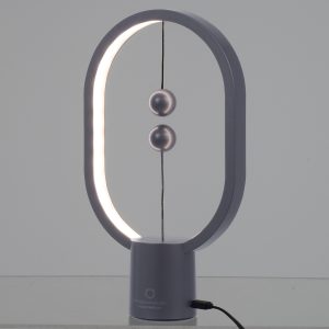 76545 Επιτραπέζιο Φωτιστικό Πορτατίφ LED 15W 1500lm 360° DC 5V IP20 Θερμό Λευκό 2700K Γκρι & Λευκό Πλαστικό – Μ14 x Π5.5 x Υ24.8cm – 2 Xρόνια Εγγύηση