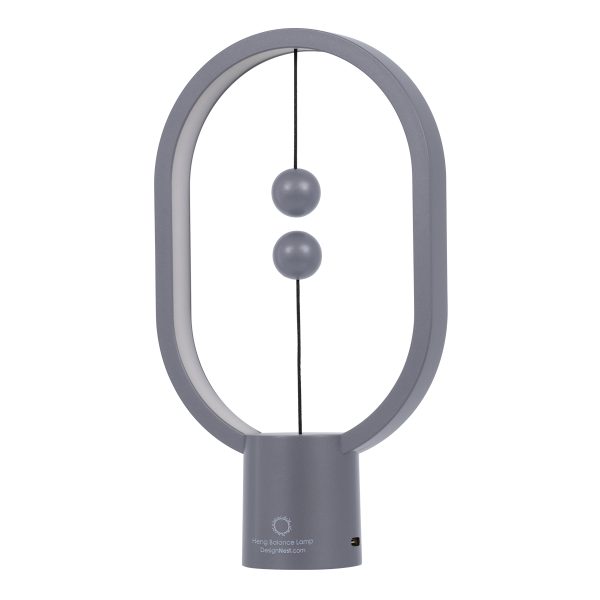 76545 Επιτραπέζιο Φωτιστικό Πορτατίφ LED 15W 1500lm 360° DC 5V IP20 Θερμό Λευκό 2700K Γκρι & Λευκό Πλαστικό - Μ14 x Π5.5 x Υ24.8cm - 2 Xρόνια Εγγύηση - Image 3