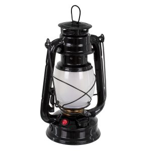 76546 Επιτραπέζιο Φωτιστικό Πορτατίφ LED 10W 500lm 360° με Μπαταρίες (Περιλαμβάνονται) IP20 Ultra Θερμό Λευκό 1800K Μαύρο Μέταλλο – Μ15 x Π11.5 x Υ23.5cm – 2 Xρόνια Εγγύηση