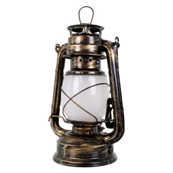 76547 Επιτραπέζιο Φωτιστικό Πορτατίφ LED 10W 500lm 360° με Μπαταρίες (Περιλαμβάνονται) IP20 Ultra Θερμό Λευκό 1800K Μπρούτζινο Μέταλλο - Μ15 x Π11.5 x Υ23.5cm - 2 Xρόνια Εγγύηση - Image 5
